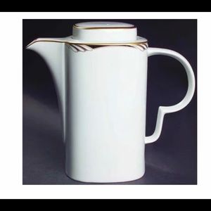 Mikasa Coffee Pot Omega White & Black